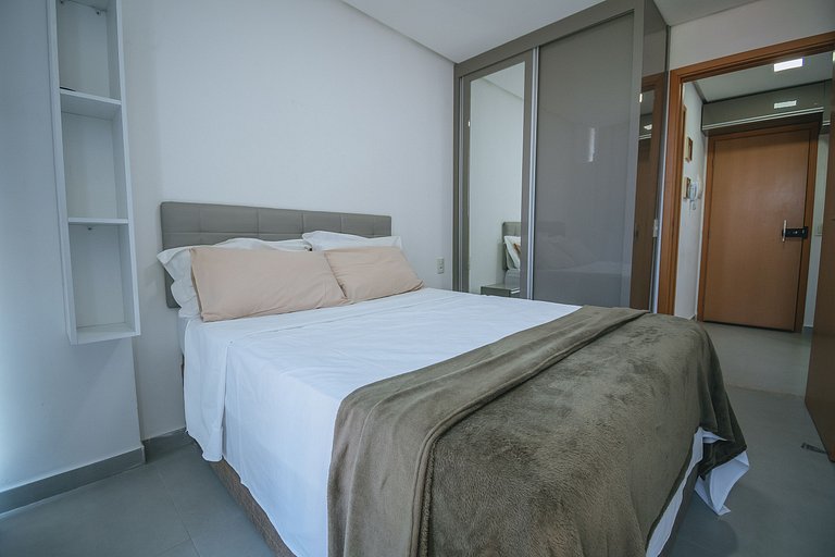 Apê aconchegante a 50m do mar