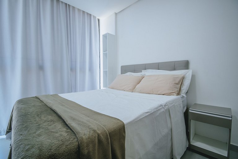 Apê aconchegante a 50m do mar