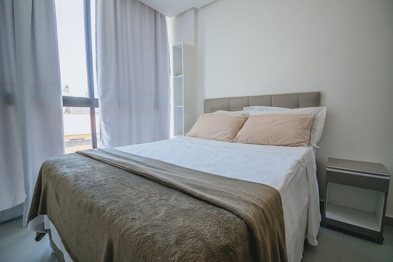 Apê aconchegante a 50m do mar