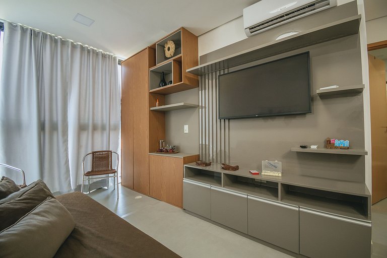 Apê aconchegante a 50m do mar