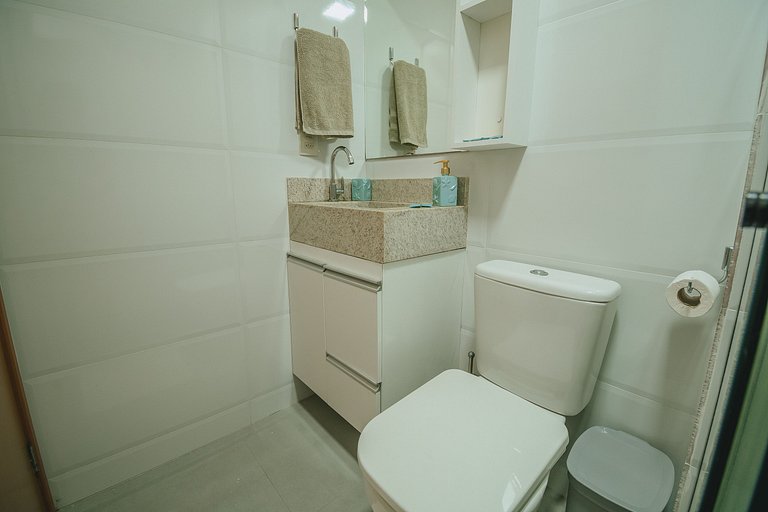 Apê aconchegante a 50m do mar