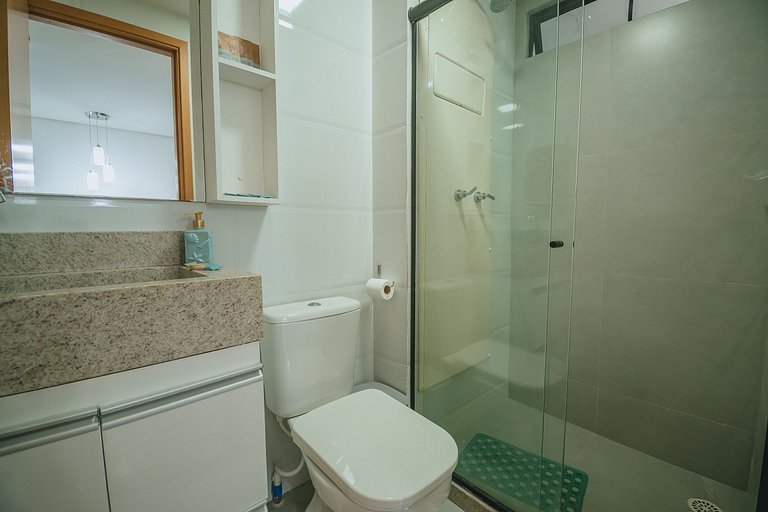 Apê aconchegante a 50m do mar