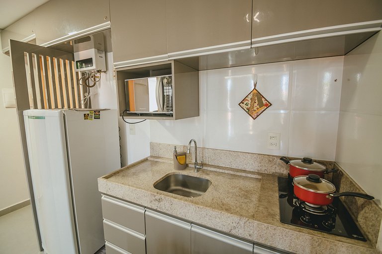 Apê aconchegante a 50m do mar