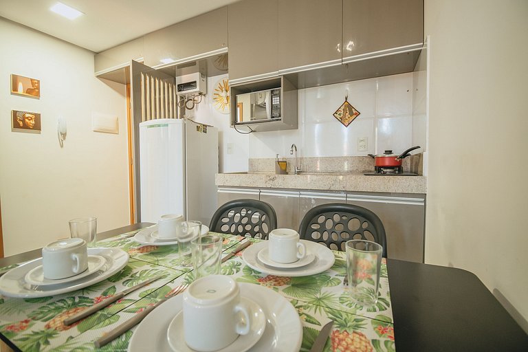 Apê aconchegante a 50m do mar