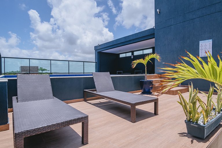 Apê aconchegante a 50m do mar