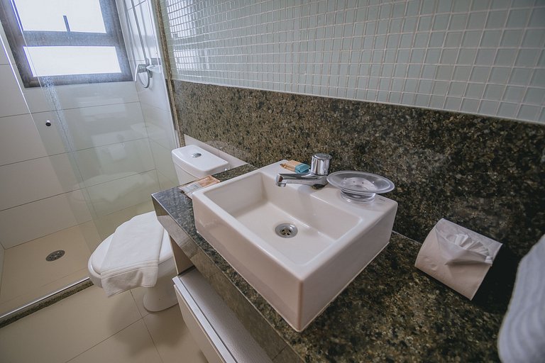 Refúgio Pé na Areia em Muro Alto - 2 quartos