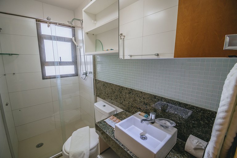 Refúgio Pé na Areia em Muro Alto - 2 quartos