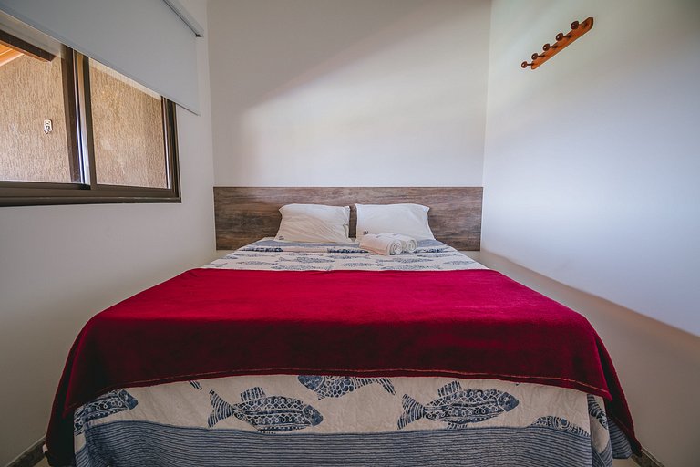 Refúgio Pé na Areia em Muro Alto - 2 quartos