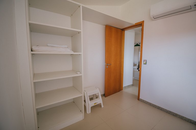 Refúgio Pé na Areia em Muro Alto - 2 quartos