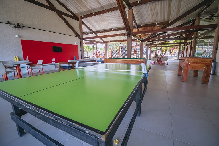 Refúgio Pé na Areia em Muro Alto - 2 quartos