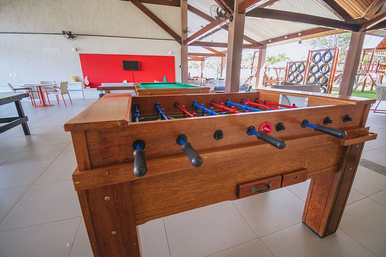 Refúgio Pé na Areia em Muro Alto - 2 quartos