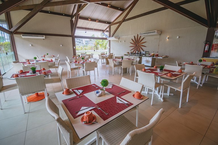 Refúgio Pé na Areia em Muro Alto - 2 quartos