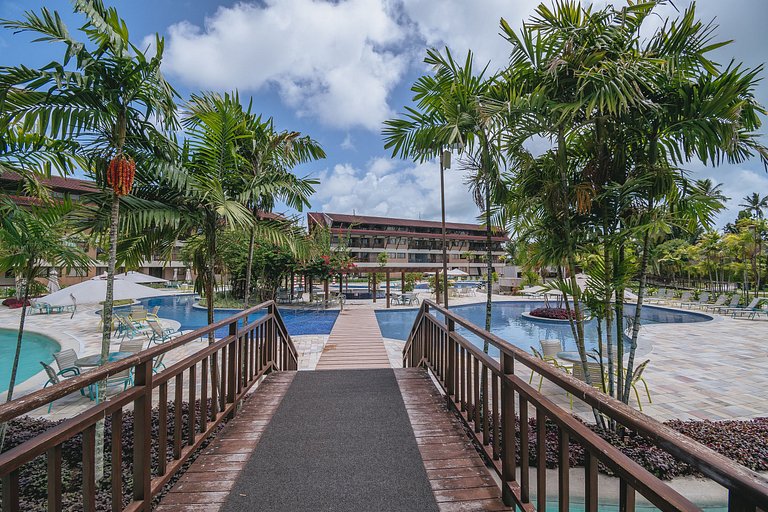 Refúgio Pé na Areia em Muro Alto - 2 quartos