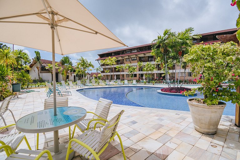 Refúgio Pé na Areia em Muro Alto - 2 quartos