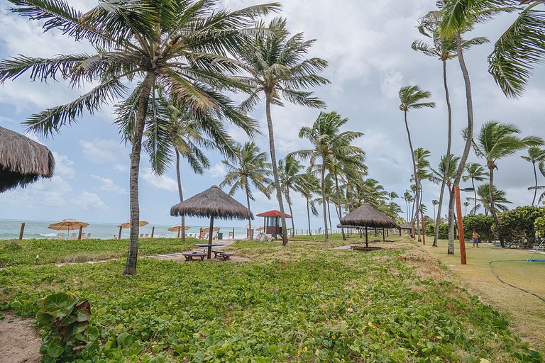 Refúgio Pé na Areia em Muro Alto - 2 quartos