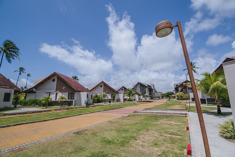 Refúgio Pé na Areia em Muro Alto - 2 quartos