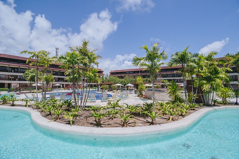 Refúgio Pé na Areia em Muro Alto - 2 quartos