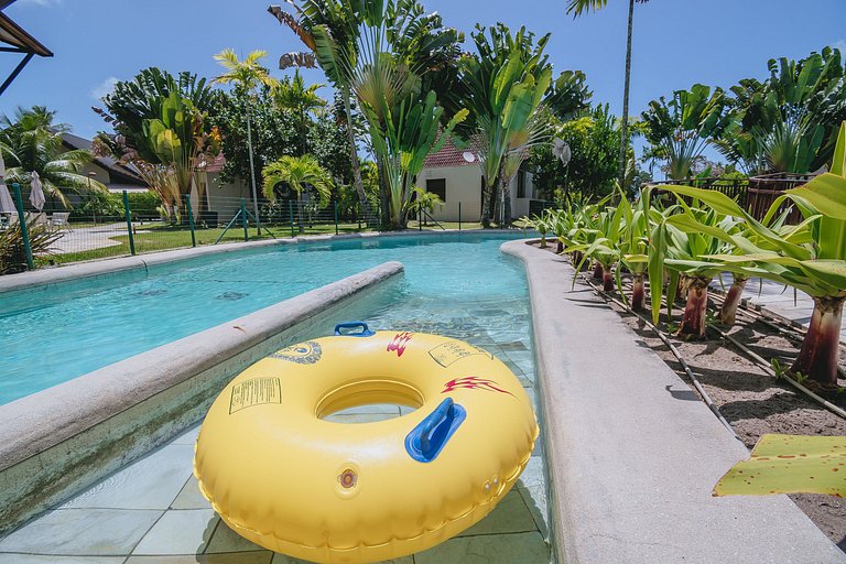 Refúgio Pé na Areia em Muro Alto - 2 quartos