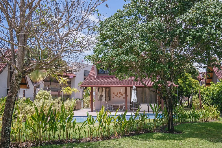 Refúgio Pé na Areia em Muro Alto - 2 quartos