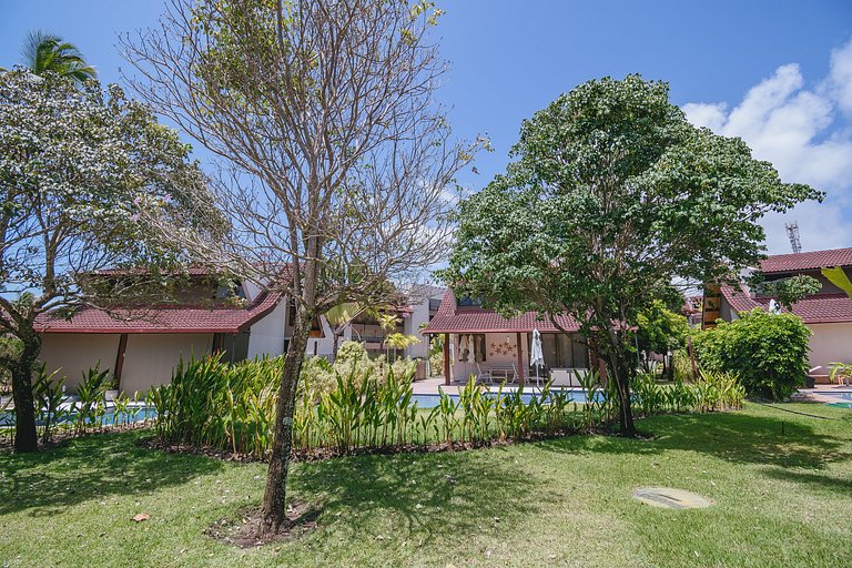 Refúgio Pé na Areia em Muro Alto - 2 quartos