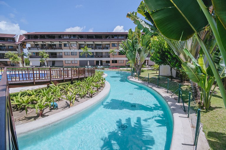 Refúgio Pé na Areia em Muro Alto - 2 quartos