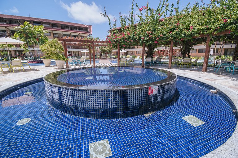 Refúgio Pé na Areia em Muro Alto - 2 quartos