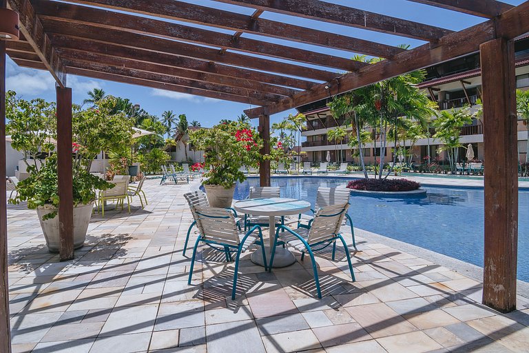 Refúgio Pé na Areia em Muro Alto - 2 quartos