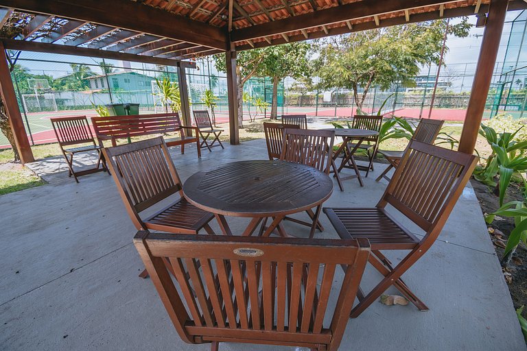 Refúgio Pé na Areia em Muro Alto - 2 quartos