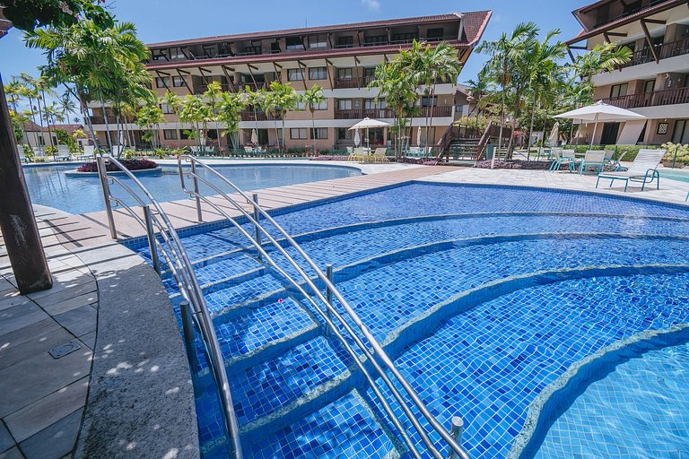 Refúgio Pé na Areia em Muro Alto - 2 quartos