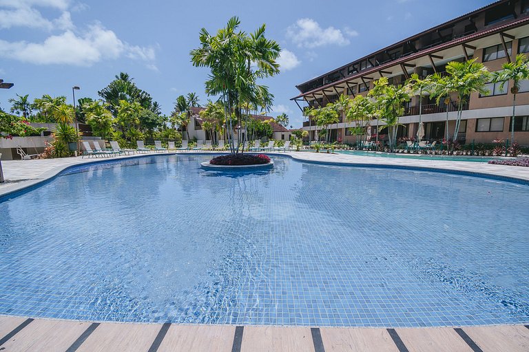 Refúgio Pé na Areia em Muro Alto - 2 quartos