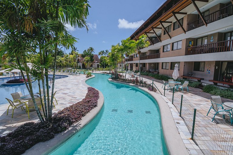 Refúgio Pé na Areia em Muro Alto - 2 quartos