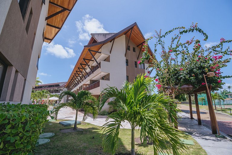 Refúgio Pé na Areia em Muro Alto - 2 quartos