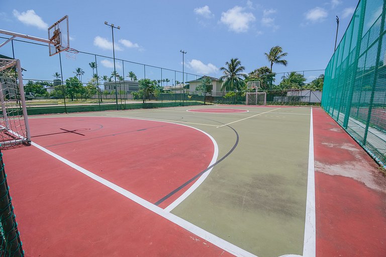Refúgio Pé na Areia em Muro Alto - 2 quartos
