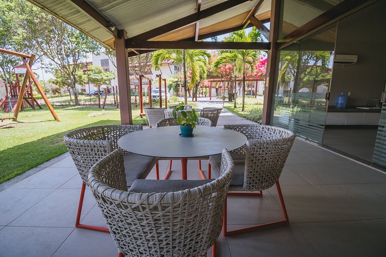 Refúgio Pé na Areia em Muro Alto - 2 quartos