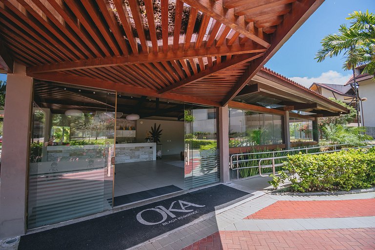 Refúgio Pé na Areia em Muro Alto - 2 quartos