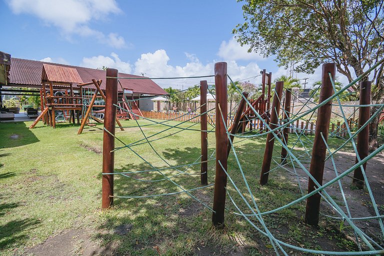 Refúgio Pé na Areia em Muro Alto - 2 quartos