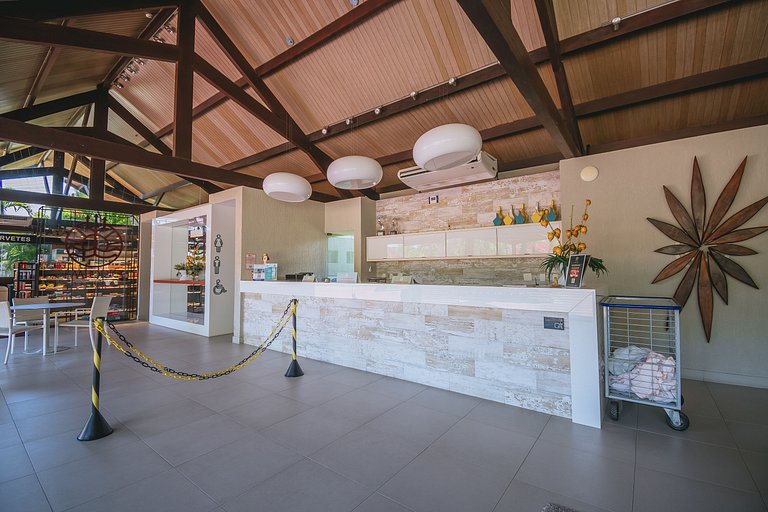 Refúgio Pé na Areia em Muro Alto - 2 quartos