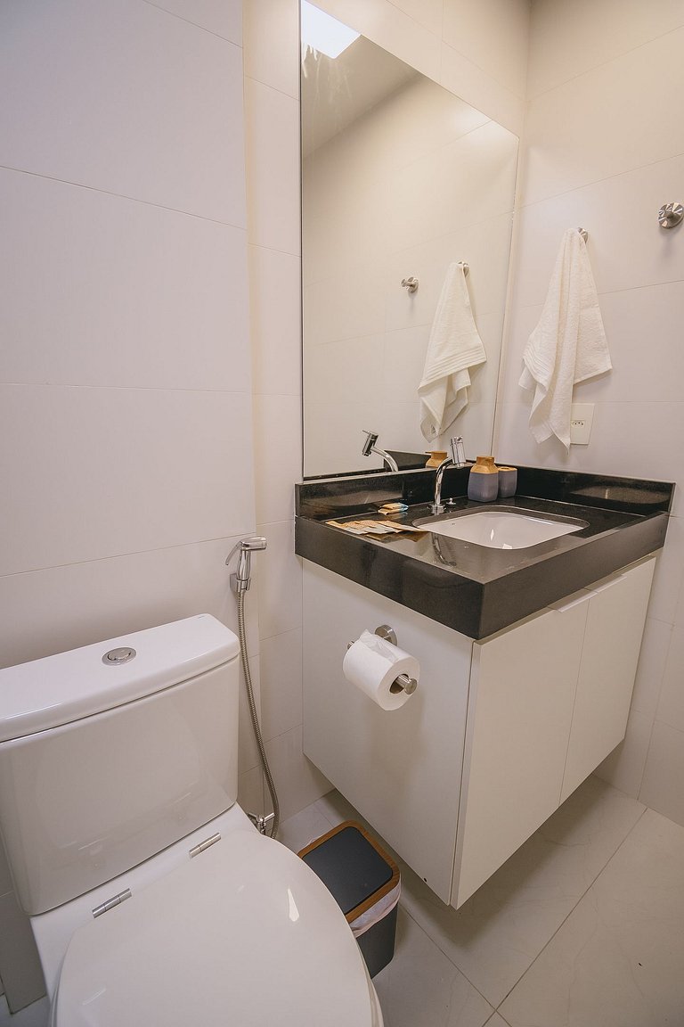 Apê aconchegante a 150m das piscinas naturais