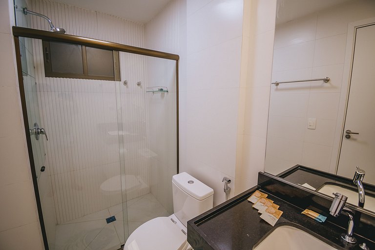 Apê aconchegante a 150m das piscinas naturais