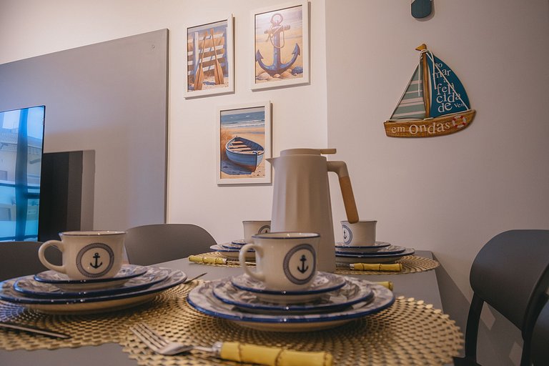 Apê aconchegante a 150m das piscinas naturais