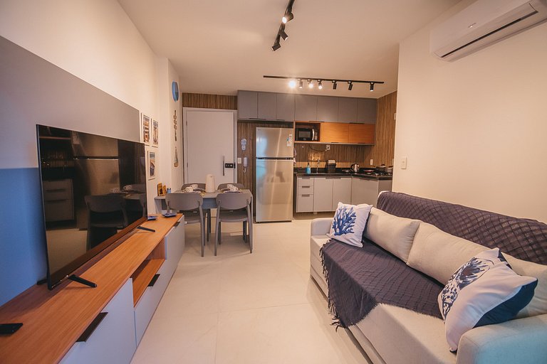 Apê aconchegante a 150m das piscinas naturais