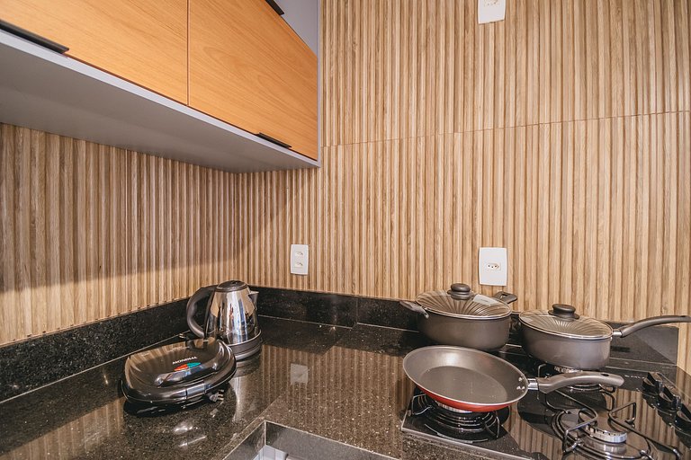 Apê aconchegante a 150m das piscinas naturais