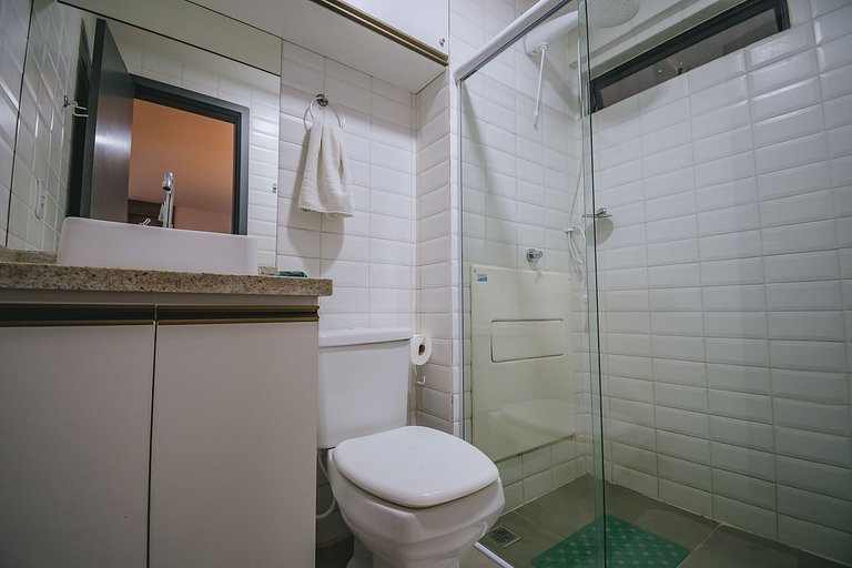 Apê aconchegante no centro de porto