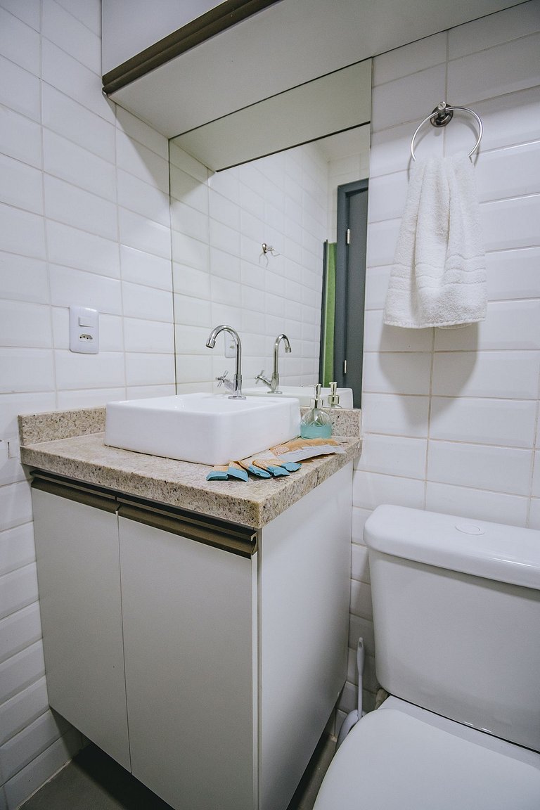 Apê aconchegante no centro de porto