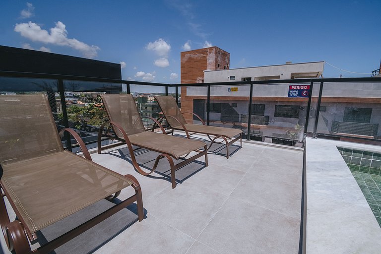 Apê aconchegante no centro de porto