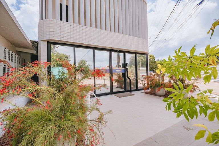 Apê aconchegante no centro de porto