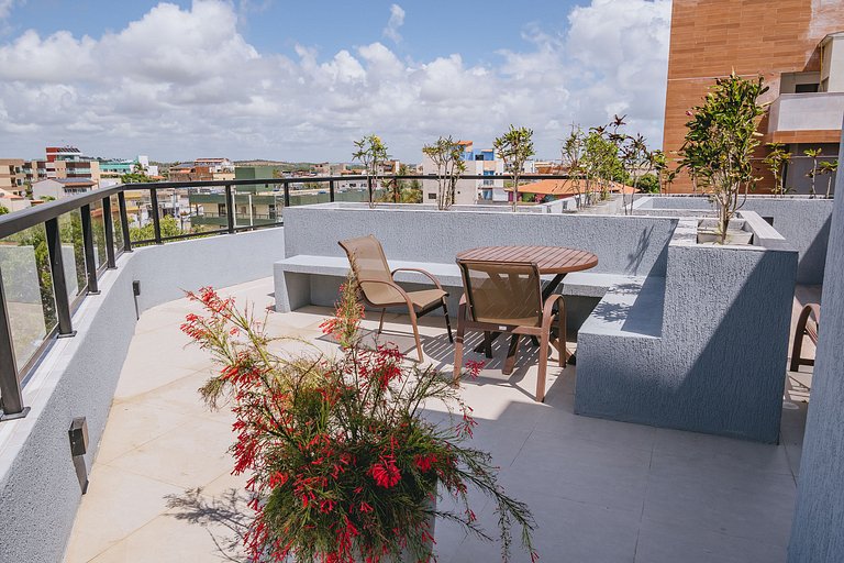 Apê aconchegante no centro de porto