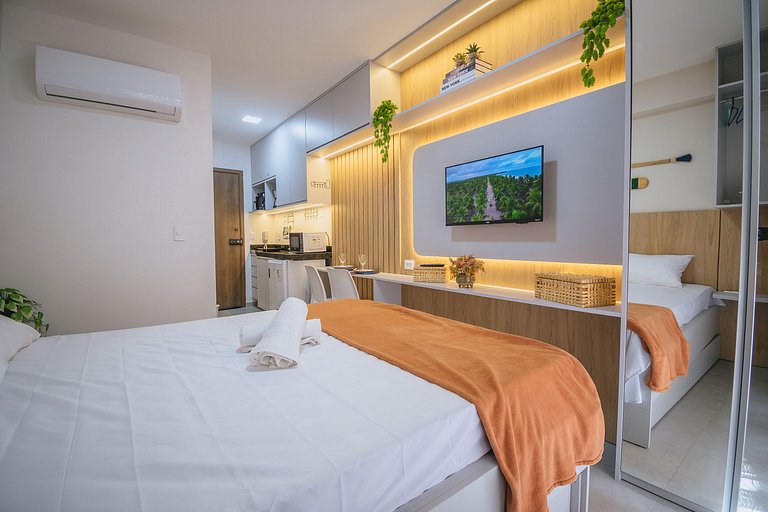 Studio no paraíso a 50m do mar