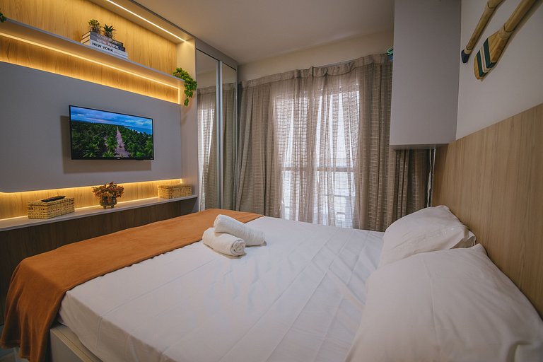 Studio no paraíso a 50m do mar