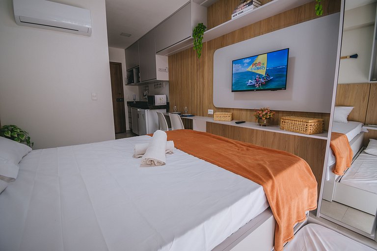 Studio no paraíso a 50m do mar